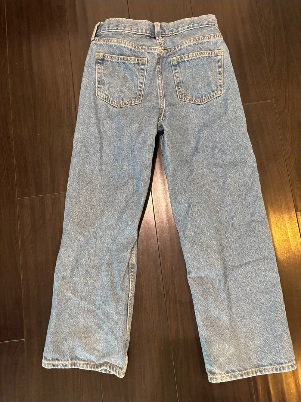 Old Navy Light Blue Baggy Adjustable Waist Boys Jeans Size 10